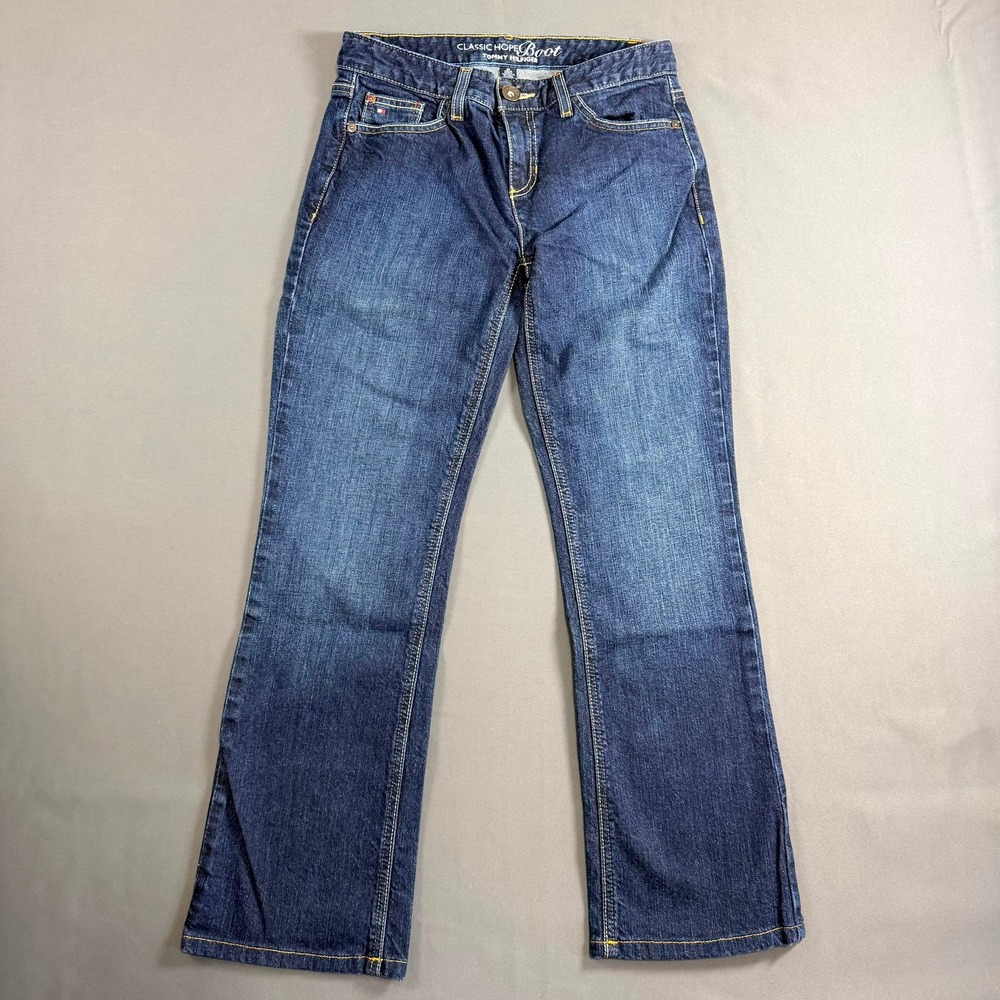 Tommy Hilfiger Hope Bootcut Jeans Dark Wash Indigo Women's Small